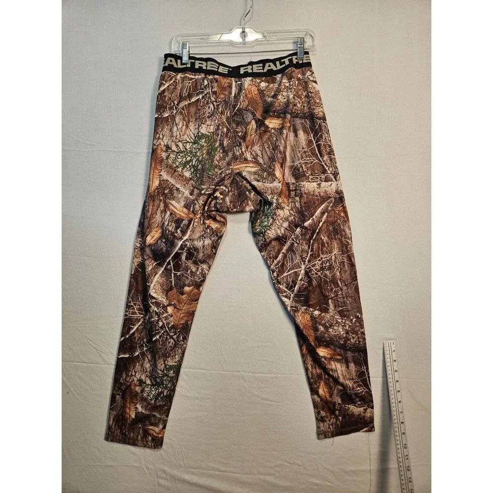 Realtree Edge Camo Base Layer Pants Mens Medium Recycled Polyester Leggings
